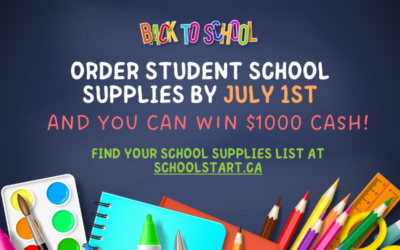 School Supplies – Order Today!