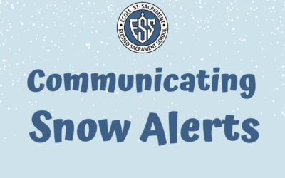 Snow Alerts at ESS